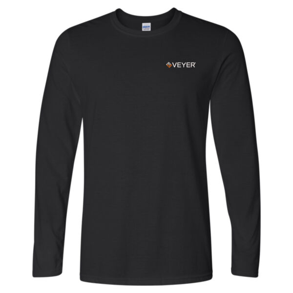 VR630 - Men's Softstyle Long Sleeve Cotton Tee Thumbnail